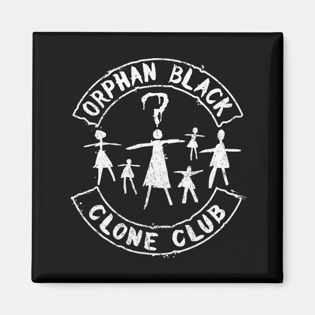 Imã Orphan Black | Stick Figure Clone Club (Frente)