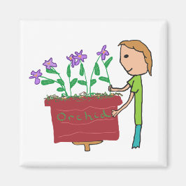 Imã Orquídea crescendo