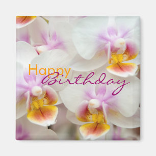 Imã Orquídea • Ímã do feliz aniversario