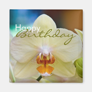 Imã Orquídea • Ímã do feliz aniversario