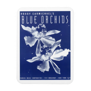 Ímã "Orquídeas Azuis" de Hoagy Carmichael