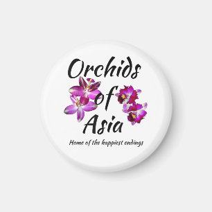 Imã Orquídeas da Ásia