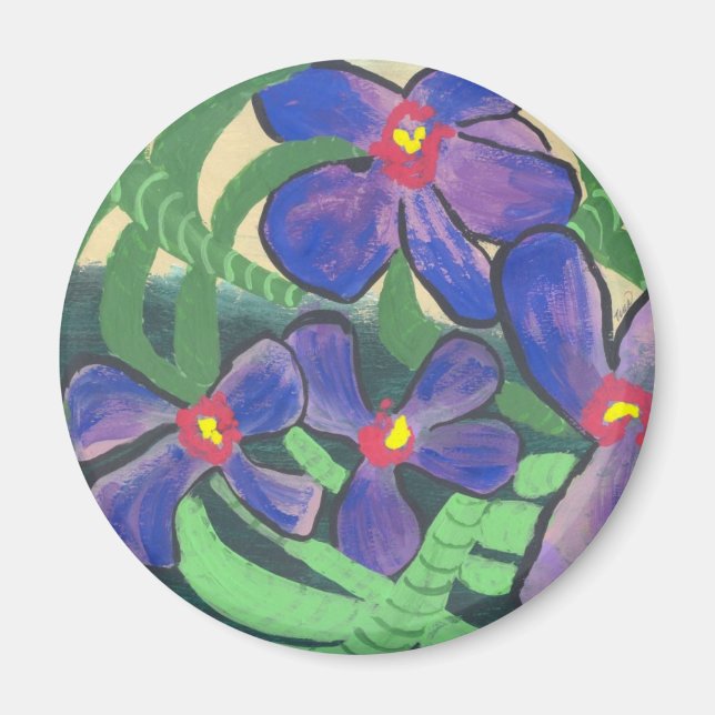 Imã Orquídeas no Shade Magnet (Frente)