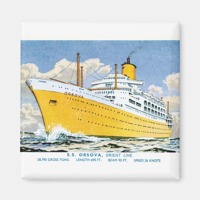 Imã Orsova da Linha Orient (Frente)