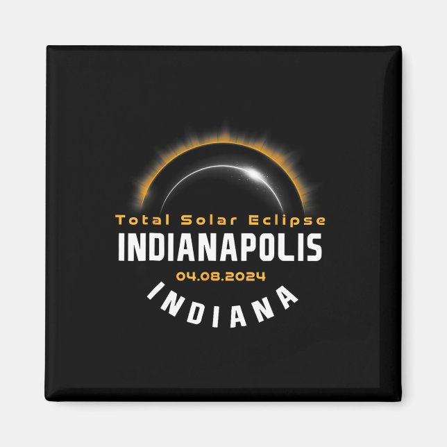 Imã Ortodia Indianapolis Indiana Total Eclipse Solar 2 (Frente)