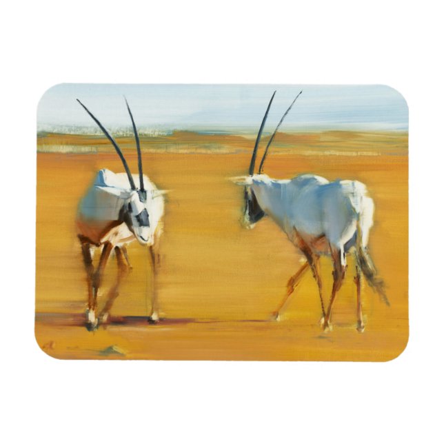 Ímã Oryx Árabe Circling 2010 (Horizontal)