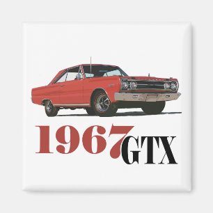 IMÃ OS 1967 GTX VERMELHOS