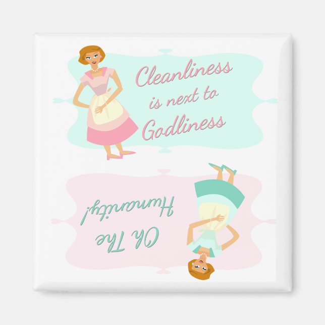 Imã Os 2 extremos da lavagem de louça (Frente)