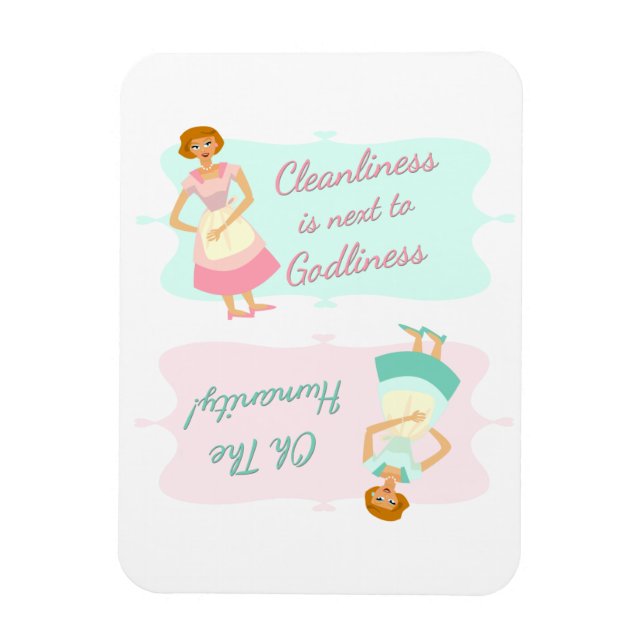 Ímã Os 2 extremos da lavagem de louça (Vertical)