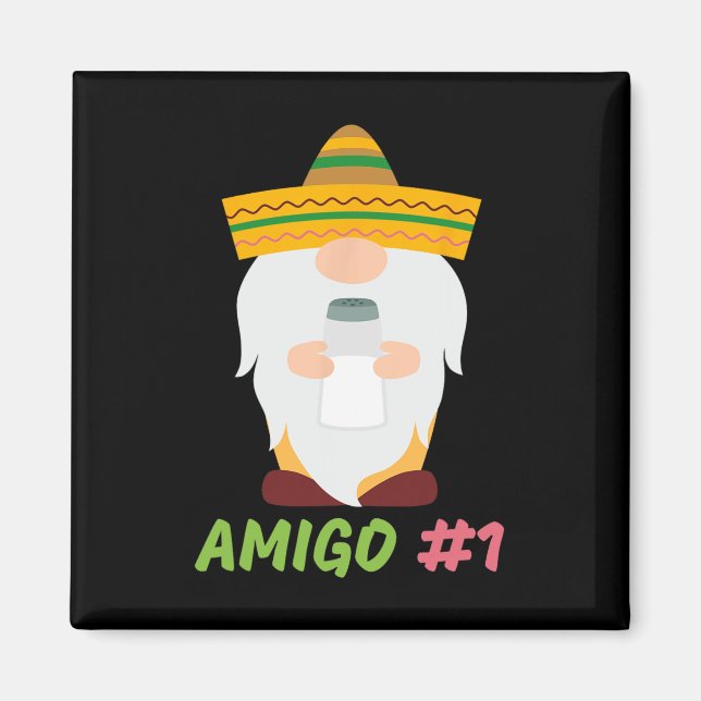 Imã Os 3 Amigos Cinco De Mayo Amigo #1 Correspondem (Frente)