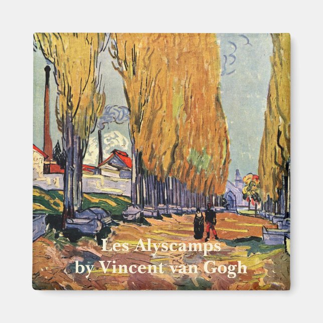 Imã Os Alyscamps por Vincent van Gogh (Frente)