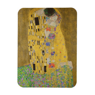 Ímã Os Amantes Abraço Beijando de Gustav Klimt
