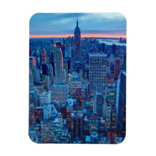 Ímã Os arranha-céus de Manhattan são iluminados