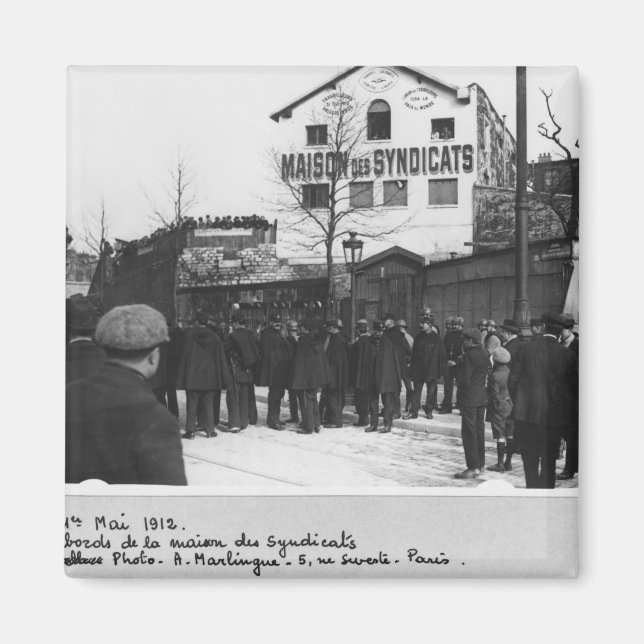 Imã Os arredores da Maison des Syndicats, (Frente)