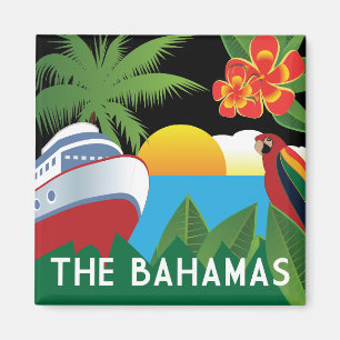Imã Os Bahamas com navio de cruzeiros