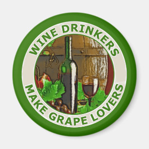 Imã Os bebedores do vinho fazem amantes da uva
