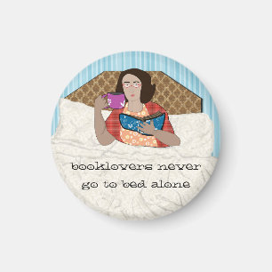 Imã Os Booklovers nunca vão para a cama apenas