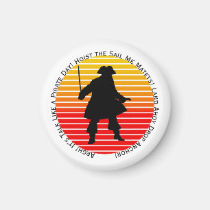 Imã Os Buccaneeiros Steampunk Falam Como Um Argh Pirat