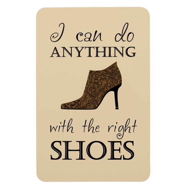 Ímã Os Calçados certos (Vertical)