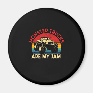 Imã Os Caminhões Monstros São O Meu Monstro De Retro