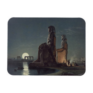 Ímã Os Colossi de Memnon, Thebes, um de 24 illustrat
