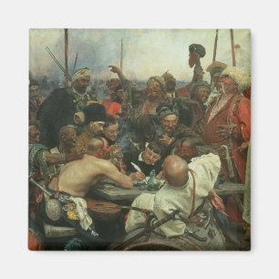 Imã Os Cossacks de Zaporozhye escrevendo uma letra