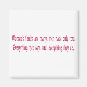 Imã Os Defeitos das Mulheres São Muitos os Homens Têm 