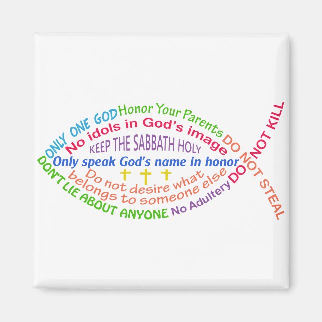 Imã Os Dez Mandamentos (Frente)