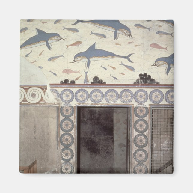 Imã Os Dolphin Frescoes no Banheiro da Rainha (Frente)
