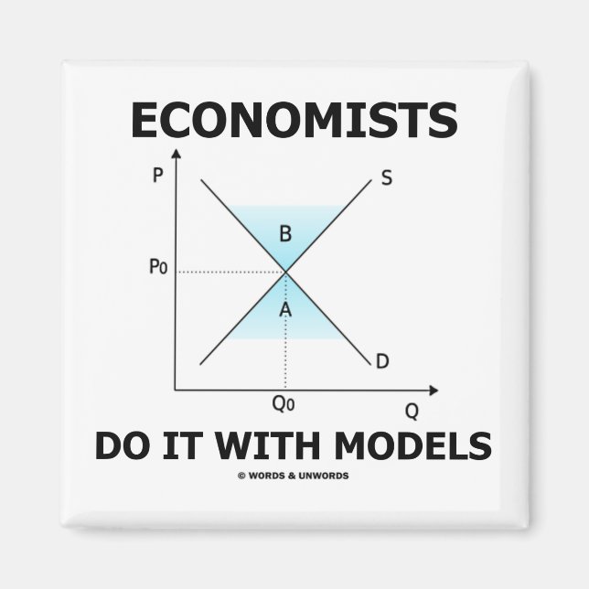 Imã Os Economistas Fazem Isso Com Modelos (Humor Econô (Frente)
