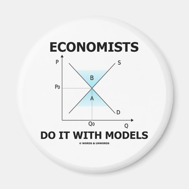 Imã Os Economistas Fazem Isso Com Modelos (Humor Econô (Frente)