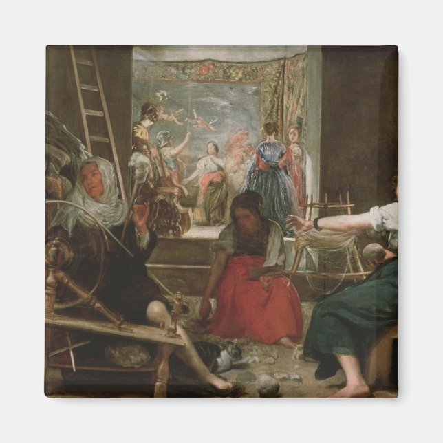 Imã Os Espinadores, ou A Fábrica de Arachne, 1657 (Frente)