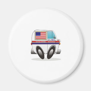 Imã Os ESTADOS UNIDOS do caminhão de correio