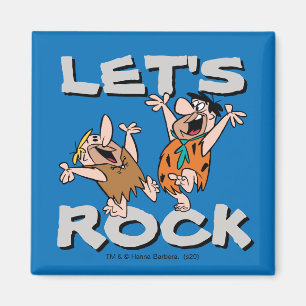 Imã Os Flintstones  Fred & Barney - Vamos Rock