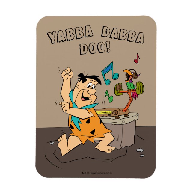 Ímã Os Flintstones | Fred Flintstone Dancing (Vertical)