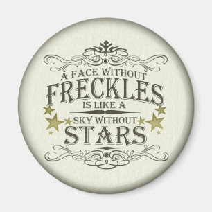 Imã Os Freckles são bonitos