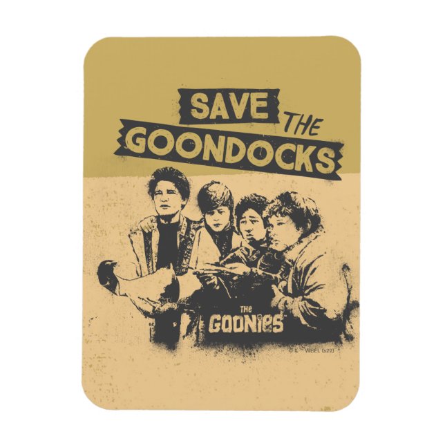 Ímã Os Goonies "Salvem As Docks" (Vertical)