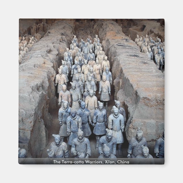 Imã Os guerreiros Terra-cotta, Xi'an, China (Frente)