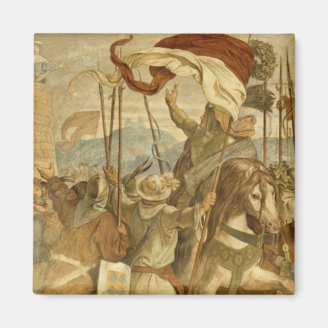 Imã Os homens fiéis são o melhor muro", c.1855 (Frente)