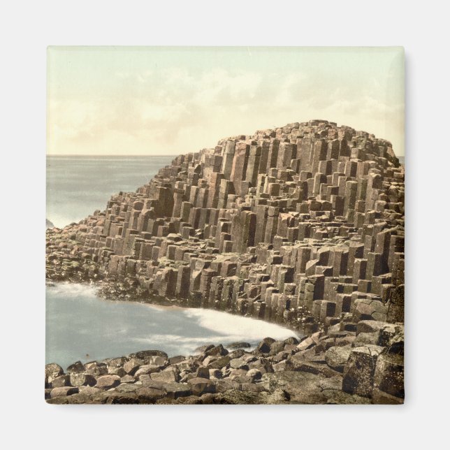 Imã Os Honeycombs, Giant's Causeway, County Antrim (Frente)