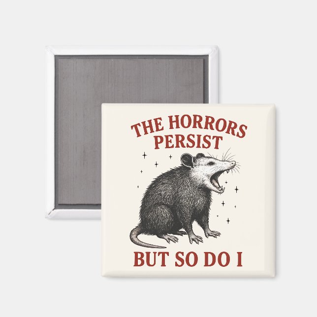 Imã Os horrores persistem, mas eu também (Front/Back)
