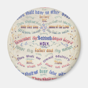 Imã Os ímanes dos Dez Mandamentos