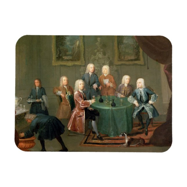 Ímã Os Irmãos Clarke com Outros Cavalheiros Tomando Wi (Horizontal)
