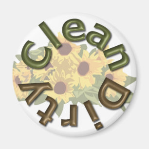 Imã Os KRW limpam e cozinha suja Magne do girassol de