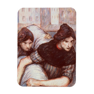 Ímã Os Laundresses, 1898 (pastel em canvas)