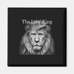 Imã Os Leões do Lyin King Funny Anti-Trump 2025