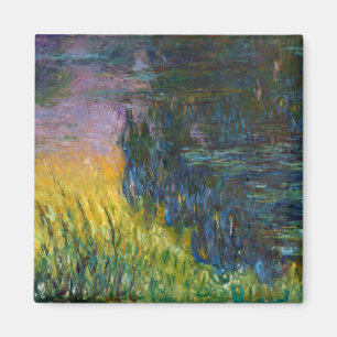Imã Os lírios-d'água - O Sol, Claude Monet, 1916