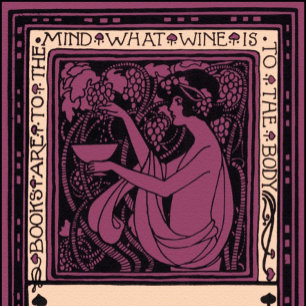 Imã Os livros são para a mente o que o vinho é para o