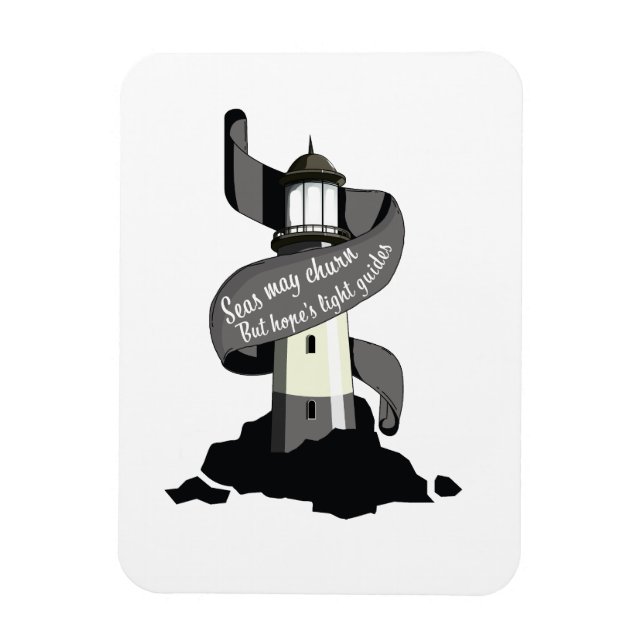 Ímã Os mares podem churrascar, mas os guias de luz da  (Vertical)