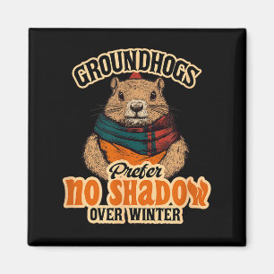 Imã Os marmotas preferem sem sombra no inverno